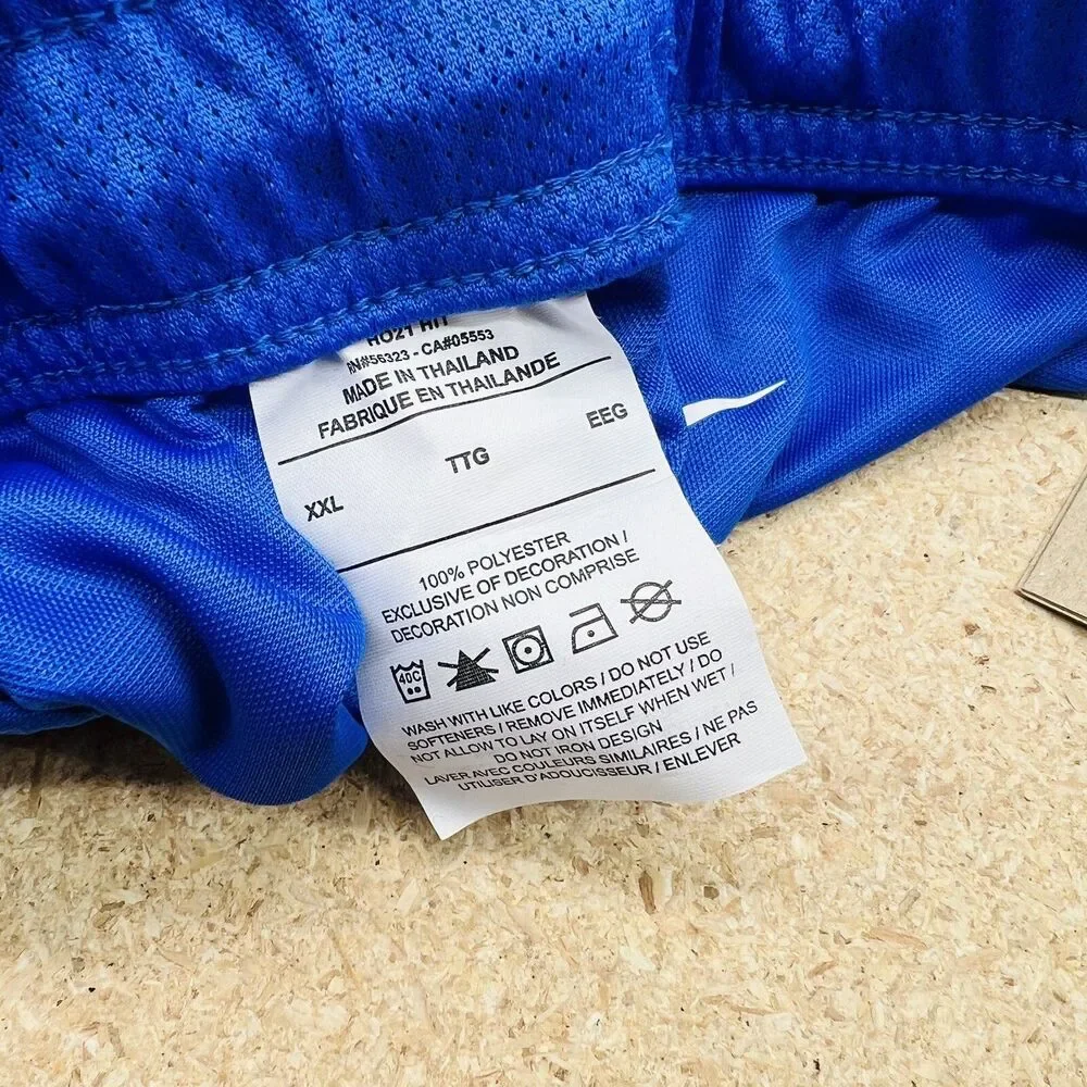 NEW XXL Barcelona Nike 2021/22 Third Stadium Performance Shorts Blue DB5910-405